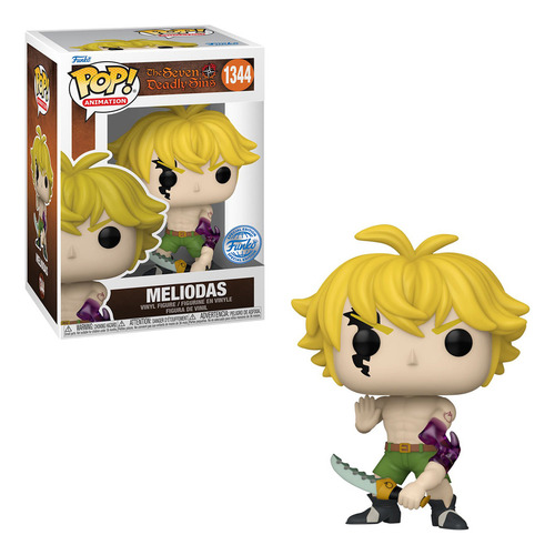 Funko Pop! The Seven Deadly Sins: Meliodas 1344 Sete Pecados