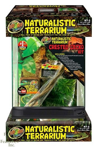 Zoo Med Naturalistic Terrarium - Crested Gecko Kit.