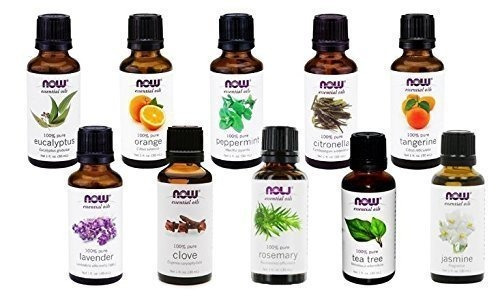 Now Foods Aceites Esenciales 10 Aceite Variety Pack Sampler 