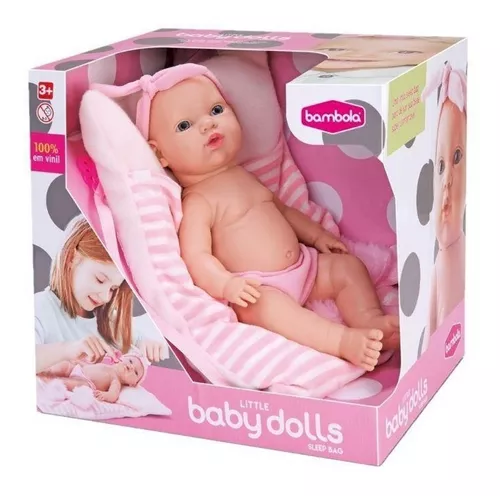 Boneca Little Baby Dolls Slepping Bag Bambola (710)