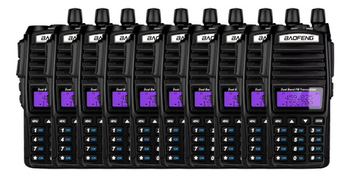Kit 30 Rádios Comunicador Baofeng Walkie Talkie Uhf/vhf Uv82