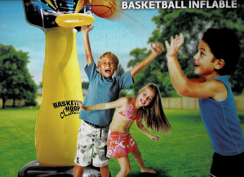 Canasta Basketball Inflable Niños Playday