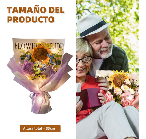 '' Ramo De Tulipanes Tejido A Crochet