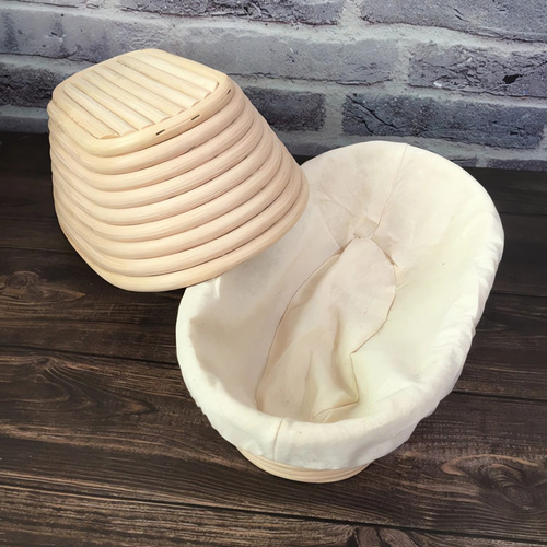 ( Cesta De Fermentación De Pan De Ratán, Cuenco De