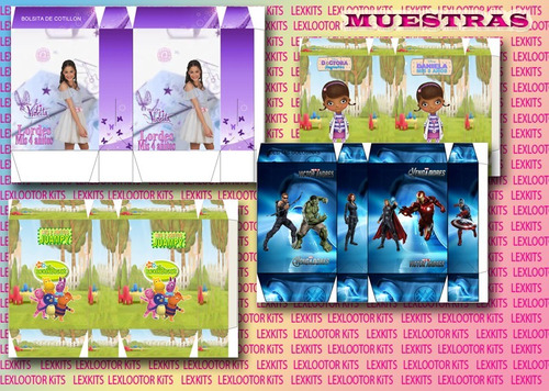 Mega Kit Imprimible De Bolsas 2014 Bolsitas 40 Modelos Difer