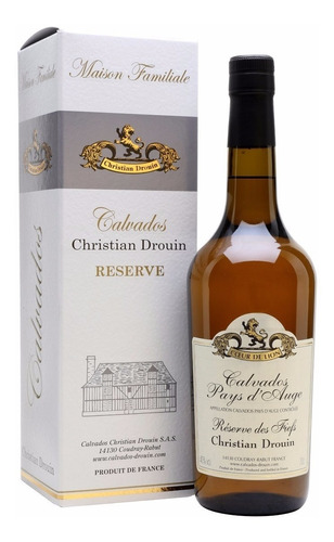 Calvados Christian Drouin Reserva Frances Con Estuche