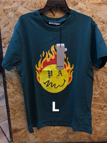 Playera Palm Angels Cuello Redondo Hombre (Usado)