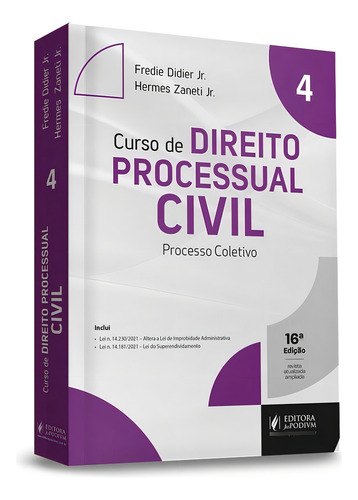 Curso De Direito Processual Civil Vol. 4 16ª Edição(2022)