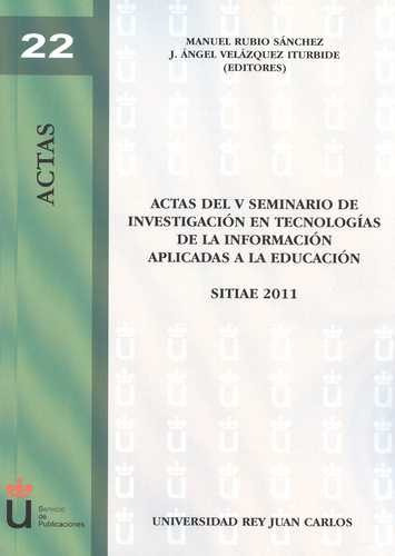 Libro Actas Del V Seminario De Investigación En Tecnologías