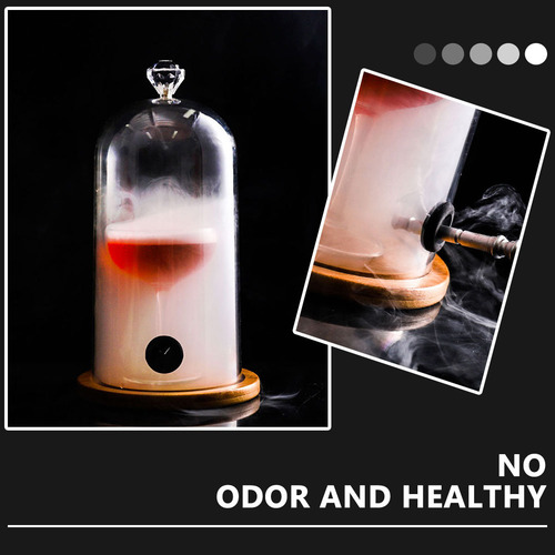 1 Juego De Vasos De Cóctel Molecular Cuisine Con Tapa Ahumad