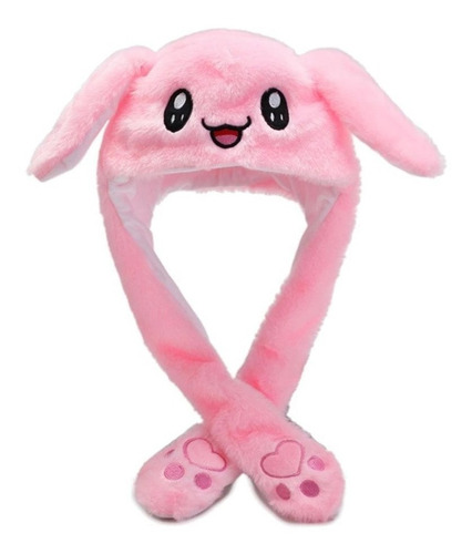 Imagen 5 de 7 de Gorro De Conejo, Con Orejas Moviles, Kpop Kawaii Toda Edad
