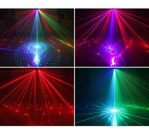 Luz De Escaneo Láser Dmx De 9 Agujeros Para Escenario,