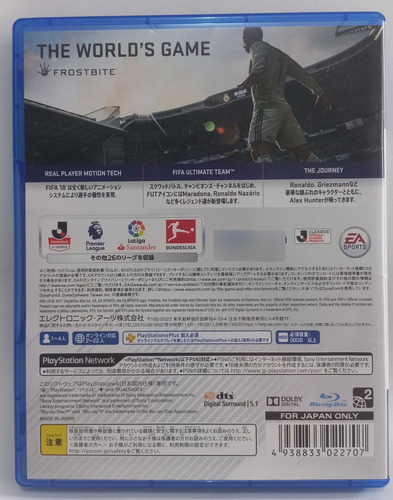 Ps4 Fifa 18 - Japonês (Usado)