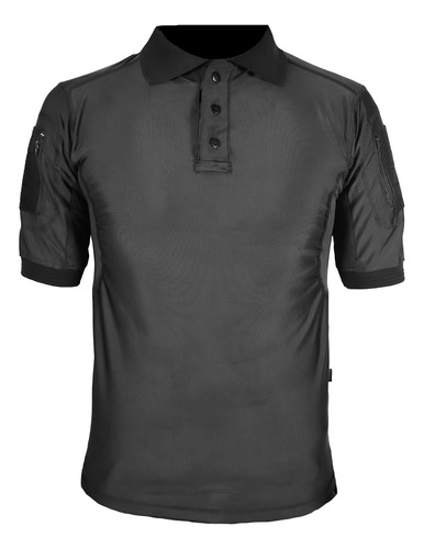 Playera Tipo Polo Lycra Kampak Plmc Moda Táctica Unisex