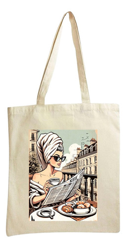Bolsa Desayuno Terraza Estilo Comodidad Arte Loca Blanco Desayuno Terraza Natural Natural
