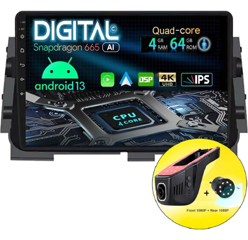 Radio Pantalla Android Nissan Versa 2019/24
