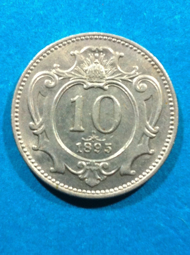 Antigua Moneda De Austria 1895  Sin Circular Unica.