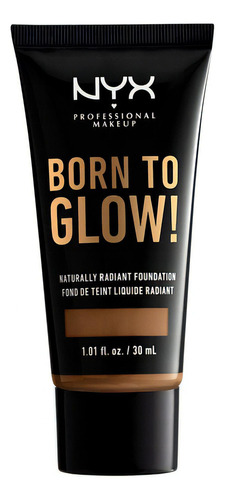 Base de maquillaje NYX Professional Makeup BORN TO GLOW True Beige Born to glow tono 17.5 sienna - 20mL 100g