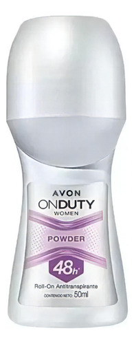 Desodorante Feminino Avon On Duty 48h 50ml Fragrância Powder
