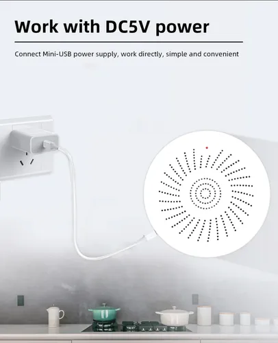Sensor Detector Gas Natural Y Glp Wifi Notificaciones Smart