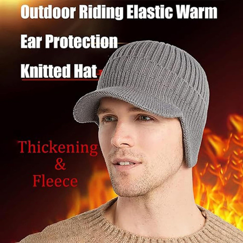Gorro De Punto Con Banda Elástica For Proteger Los Oídos,
