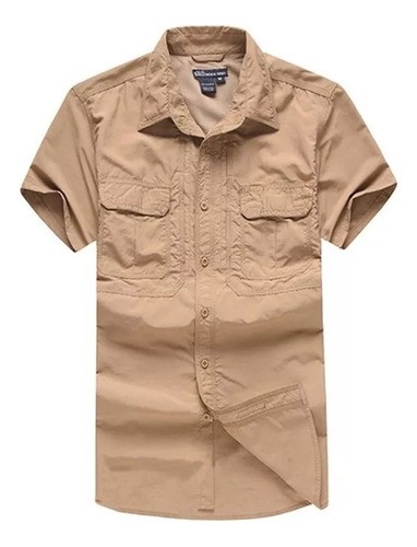 Camisa Militar Táctica Hombres Transpirable Secado Rápido Ej