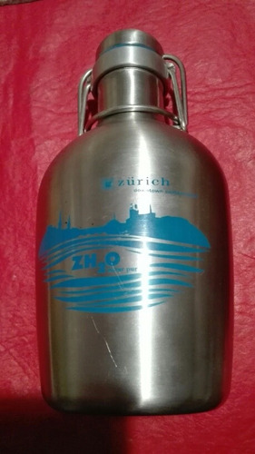 Botella De Acero Vacía Zh 2o Zürich Con Tapón Hermético