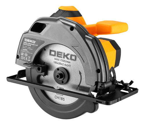 Sierra Circular Deko 7 1/4'' 1200w Dkcs12g185 Kirkro