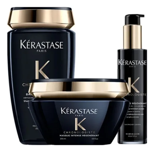Combo Kerastase Chronologiste Régénérant - 3 Productos- Lujo