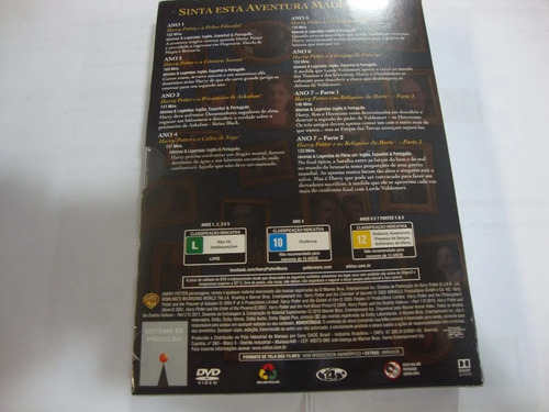 Imagem 3 de 4 de Box Original: Coleção Completa Harry Potter - 8 Dvds Lacrado