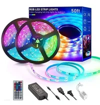 Comprar 2 Tiras De Luces Led De 7,6 M C\u002Fu Control Decoración Rgb