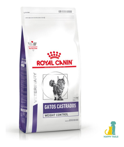 Royal Canin Gatos Castrados Weight Control X 7,5 Kg + Znorte