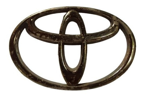 Emblema Toyota Dorado 13cm X 8,7cm Usado