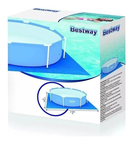 Imagen 2 de 7 de Bestway Piso Protector Para Pileta 335 X 335 Cm 58001