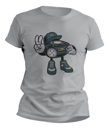 Remeras Microfono Adulto Estampado Personalizado 0430