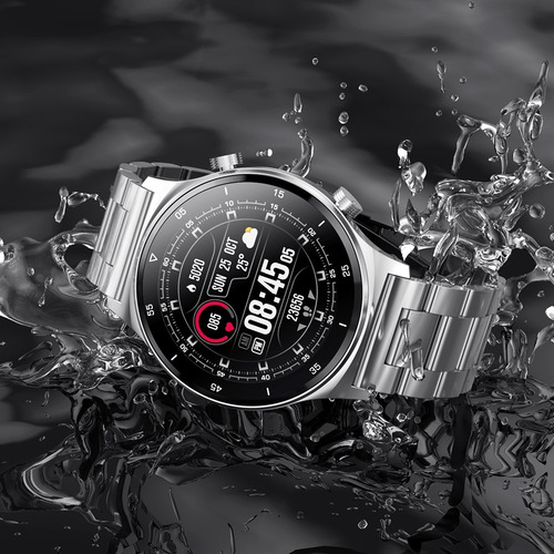 Imagen 3 de 7 de Lige Reloj Deportivo Con Bluetooth Impermeable Para Hombre