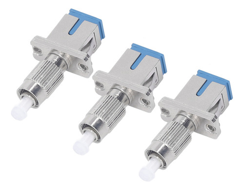 Adaptador Fc A Sc Hembra, 3 Piezas, Conector De Fibra Óptica