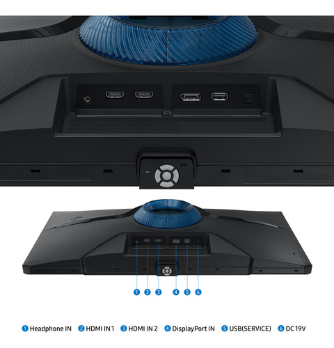 Monitor Samsung Odyssey G4 Ls27bg400elarg 27ips 240hz Gaming Negro