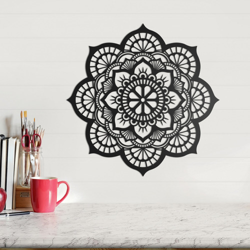 Quadro Decorativo Parede Esotérico Mandala 12 30cm