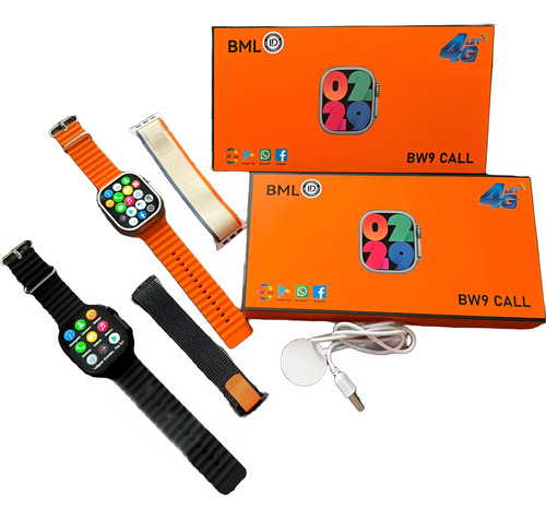 Smartwatch Bw9 Call 4g Com Sistema Android Entrada Para Chip