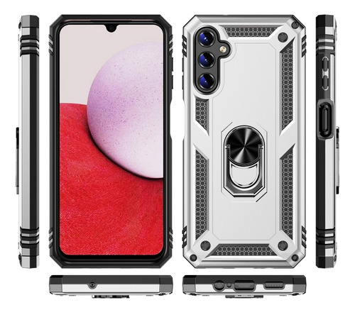 Funda Uso Rudo Shockproof Para Galaxy A14 4g/ 5g + Cristal