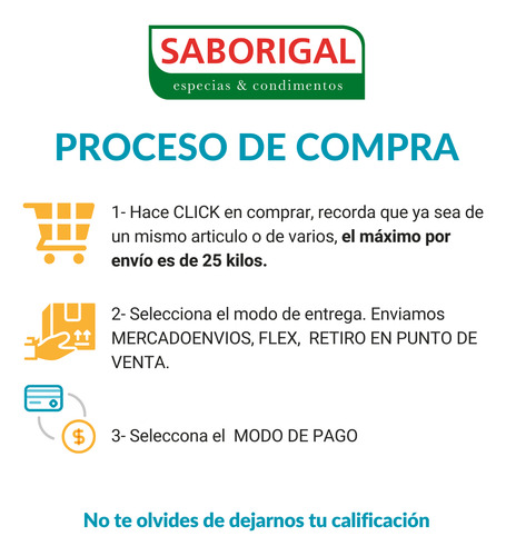 Condimento Integral para Chorizo fresco x 1 Kg