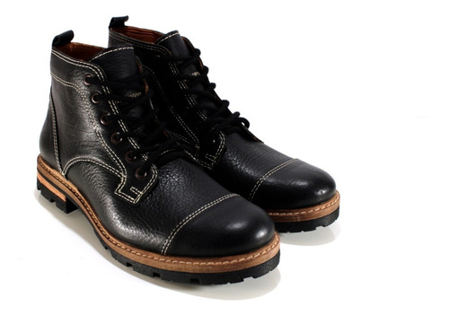 Borcego Hombre Cuero Diseño Ivar By Ghilardi