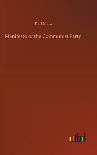 Book : Manifesto Of The Communist Party - Marx, Karl