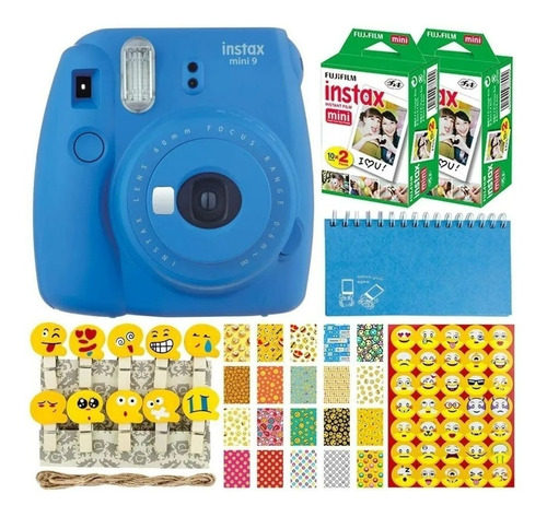 Set Album Accesorios Color Lente Pegatina Emojis Camara Mini