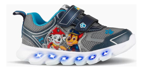 Zapatillas Paw Patrol Con Luces Led Varon Footy Pwx564