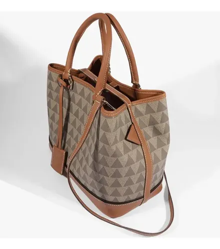 Bolsa Tote Schutz Tote Triangle - Marrom-claro | Parcelamento sem