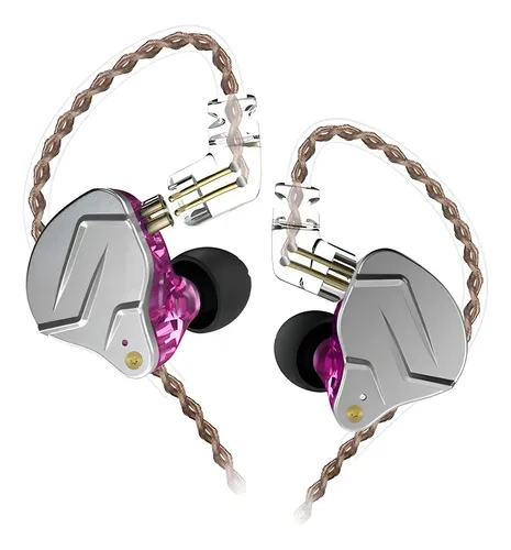 Fone de ouvido in-ear KZ Audio ZSN Pro Standard purple | MercadoLivre