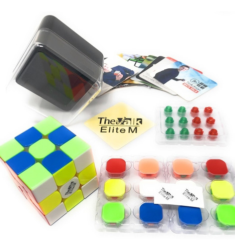 Cubo Mágico 3x3x3 Qiyi Valk 3 Elite M Magnético Colorido