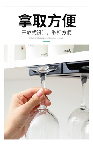 Soporte Colgante Para Copas De Vino Con Escurridor Doméstico